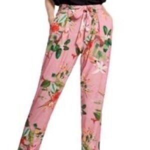 Express Pink Floral Women's Trousers